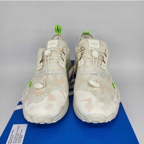 New Adidas NMD_R1 TR \'Off White Solar Green Camo\' Men\'s Running Shoes Size 11.5 main image 6
